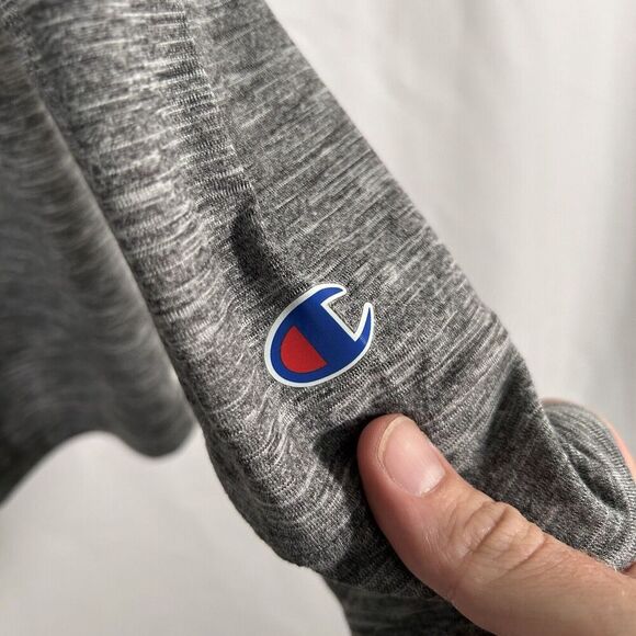 Missouri Tigers Champion Sweater Men's Small Grey 1/4 Zip Long Sleeve - Picture 7 of 11